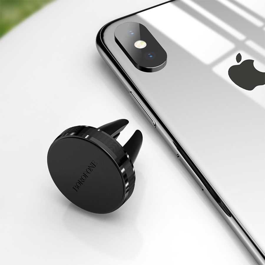 Автомобильный держатель BOROFONE BH8 Air outlet, магнитный, на воздуховод, черный фото