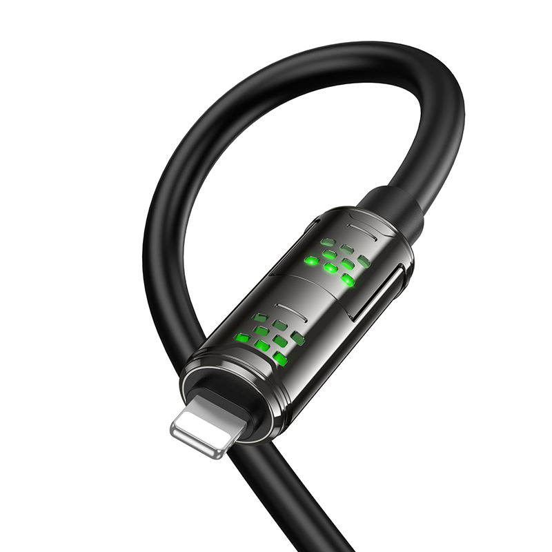 Кабель USB-C HOCO U143 Joy 4 в 1 USB/Type-C - Type-C + Lightning, 5A, 240W, 1.2 м, черный фото