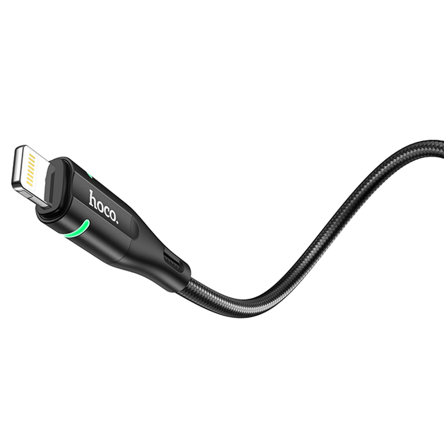 Кабель USB HOCO U93 Shadow USB - Lightning, 2.4А, 1.2 м, черный оптом недорого с доставкой Кабель USB HOCO U93 Shadow USB - Lightning, 2.4А, 1.2 м, черный фото