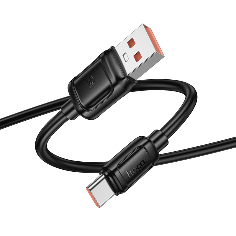 Кабель USB HOCO X115 Surpass USB - Type-C, 100W, 1 м, черный фото
