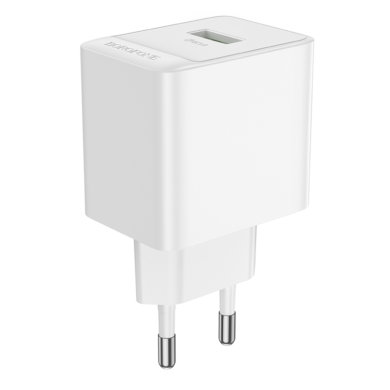 Сетевое зарядное устройство BOROFONE BAS12A Erudite 1xUSB, 18W, белый фото
