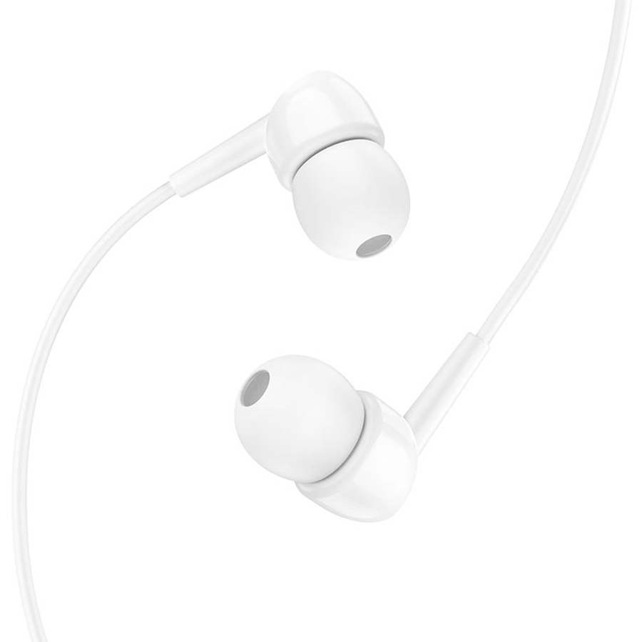 Проводные наушники HOCO M99 Celestial, Jack 3.5mm, 1.2 м, белый фото