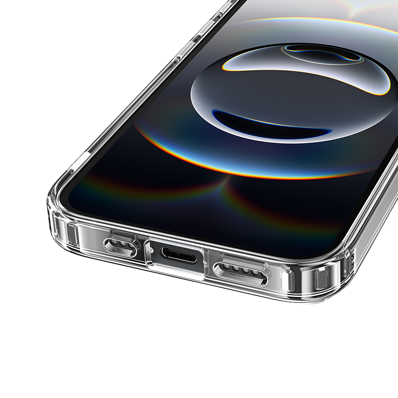 Чехол HOCO TPU Magnetic series для iPhone 16e (6.1"), прозрачный фото