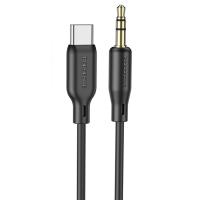 Аудиокабель BOROFONE BL18 AUX Jack 3,5 (m) - Type-C (m), 1 м, черный фото