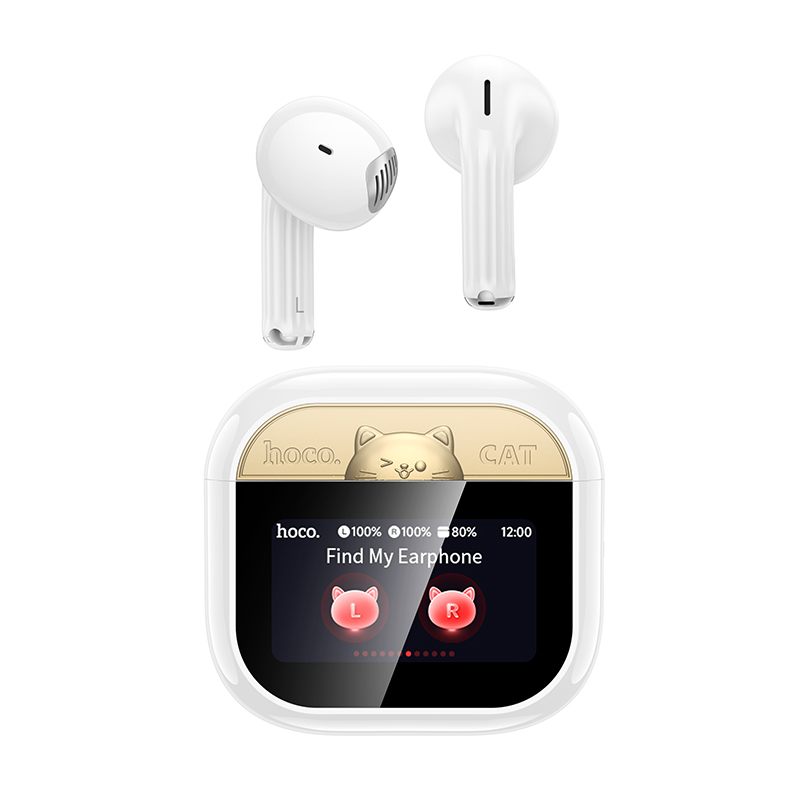 Беспроводные наушники TWS HOCO EW89 Kissa, Bluetooth 5.4, белый фото