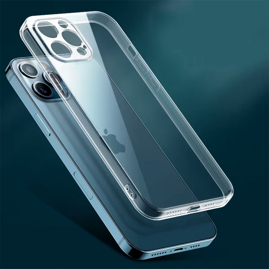 Чехол Clear Case силиконовый с защитой камеры для iPhone 16 Pro Max (6.9"), прозрачный фото