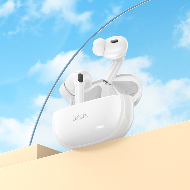 Беспроводные наушники TWS HOCO EW60 Norman, Bluetooth 5.3, белый фото