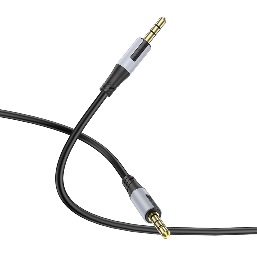 Аудиокабель BOROFONE BL19 Creator AUX Jack 3,5 (m) - Jack 3,5 (m), 1 м, черный фото