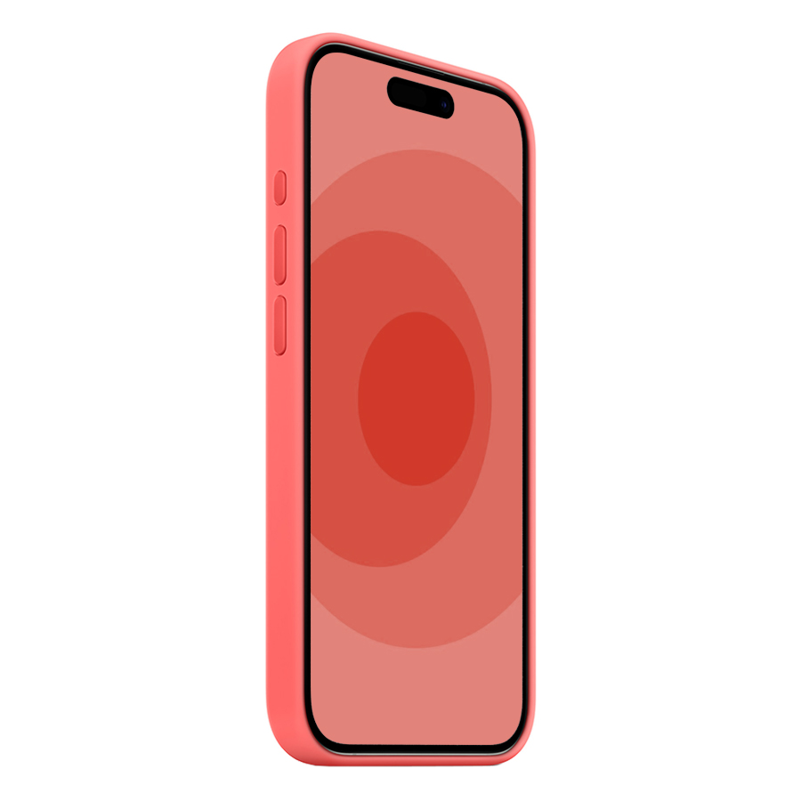 Чехол Silicone Case with MagSafe и Анимация цвета для iPhone 15 Pro 6.1", Гуава Guava (8) фото