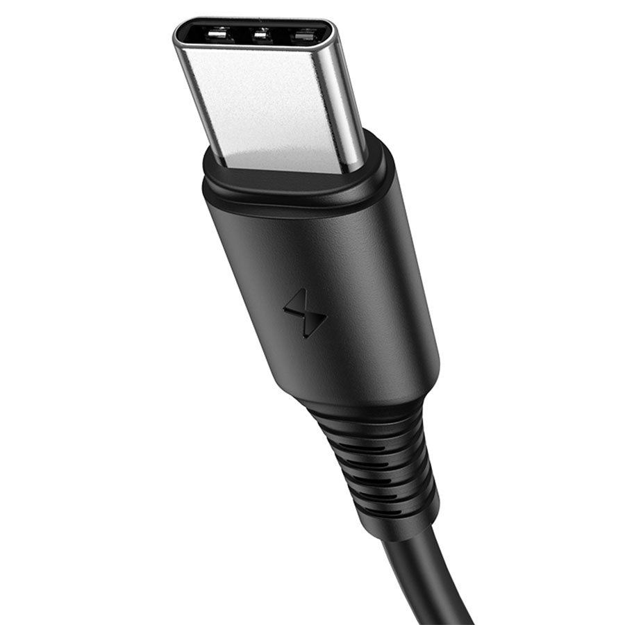 Кабель USB BOROFONE BX47 Coolway USB - Type-C, 2.4А, 1 м, черный оптом недорого с доставкой Кабель USB BOROFONE BX47 Coolway USB - Type-C, 2.4А, 1 м, черный фото