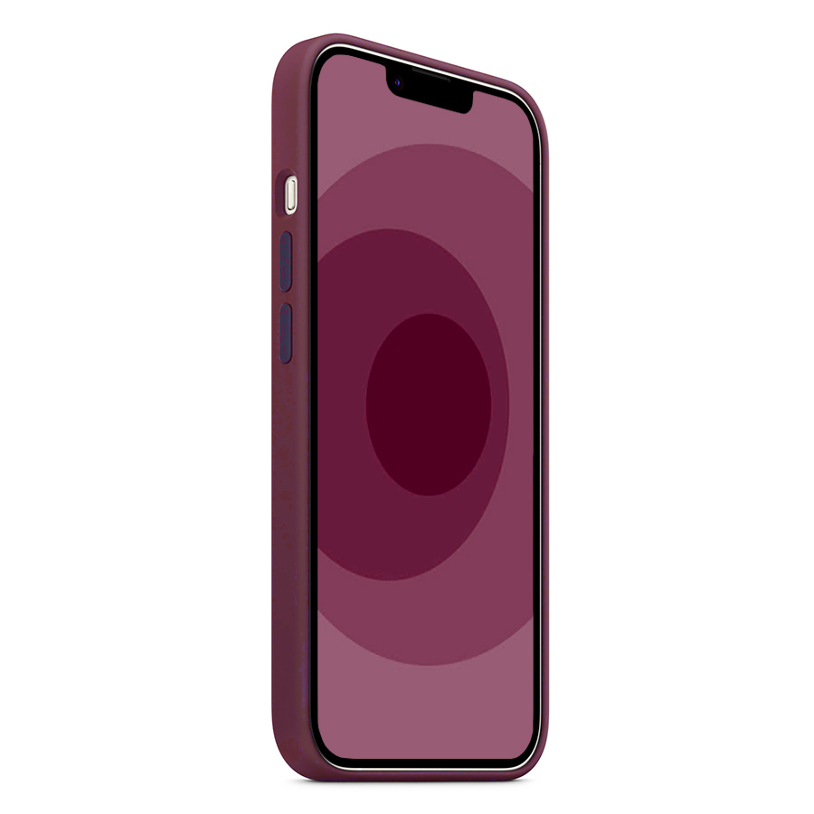 Чехол Silicone Case with MagSafe и Анимация цвета для iPhone 12/12 Pro 6.1", сливовый (7) фото