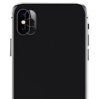 Защитное стекло на заднюю камеру USAMS US-BH400 для iPhone X/XS, прозрачный фото