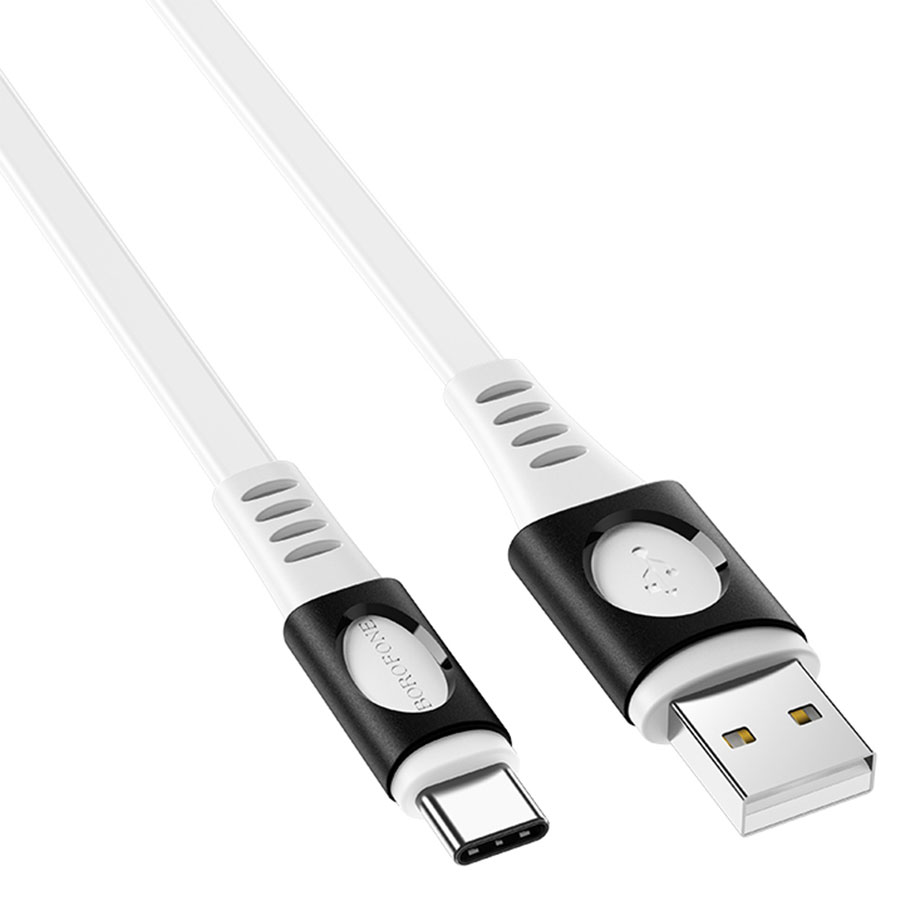 Кабель USB BOROFONE BX35 Carib USB - Type-C, 2.4А, 1 м, белый оптом недорого с доставкой Кабель USB BOROFONE BX35 Carib USB - Type-C, 2.4А, 1 м, белый фото