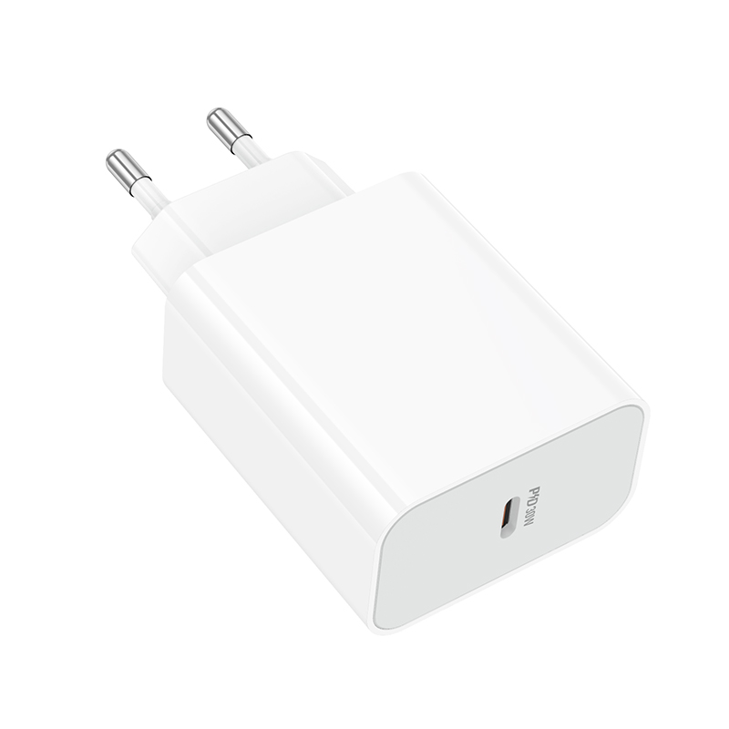 Сетевое зарядное устройство BOROFONE BA107A Stellar 1xUSB-C, 30W, белый фото