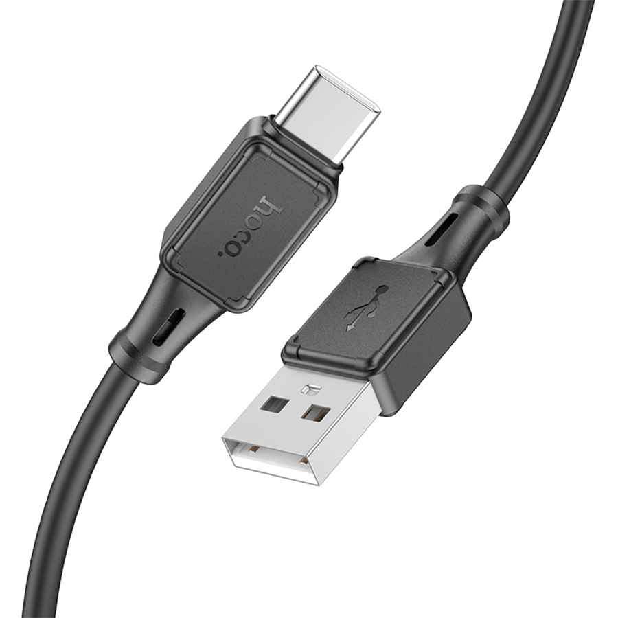 Кабель USB HOCO X101 Assistant USB - Type-C, 3A, 1 м, черный оптом недорого с доставкой Кабель USB HOCO X101 Assistant USB - Type-C, 3A, 1 м, черный фото