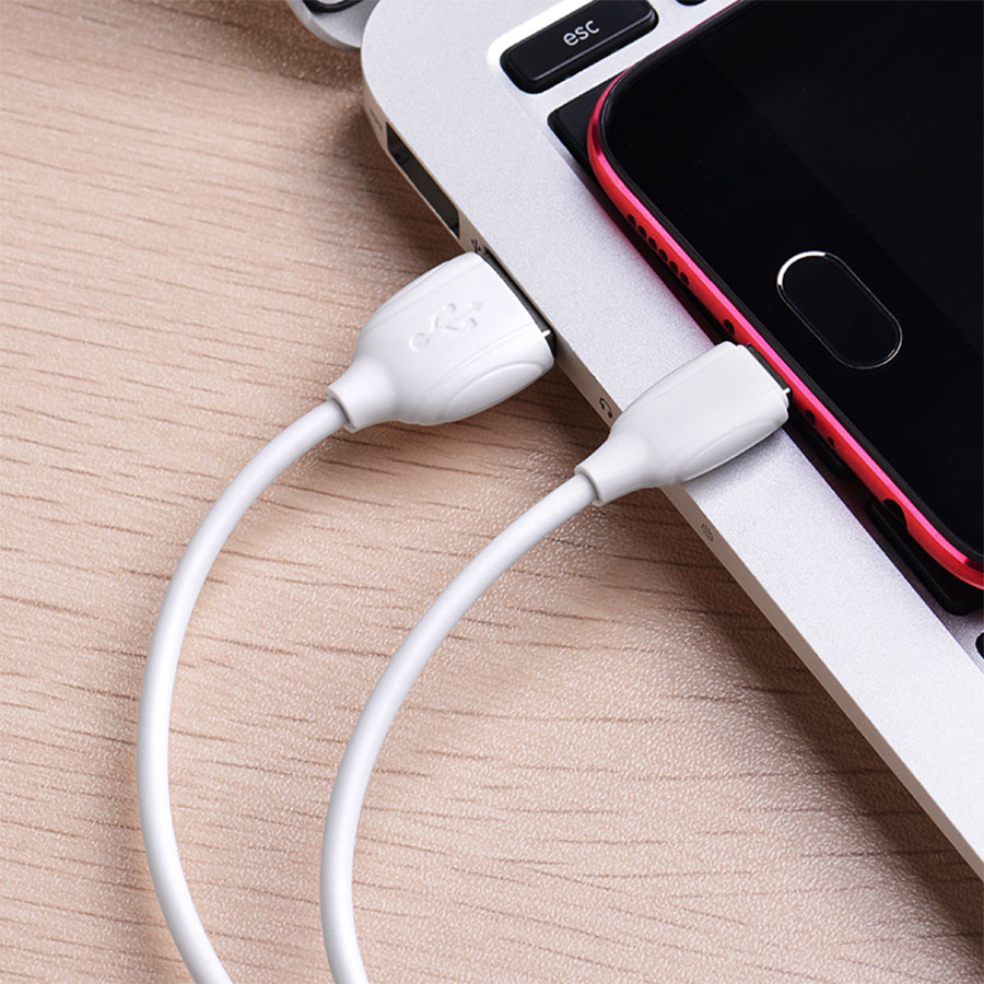 Кабель USB BOROFONE BX19 Benefit USB - MicroUSB, 1.3А, 1 м, белый фото