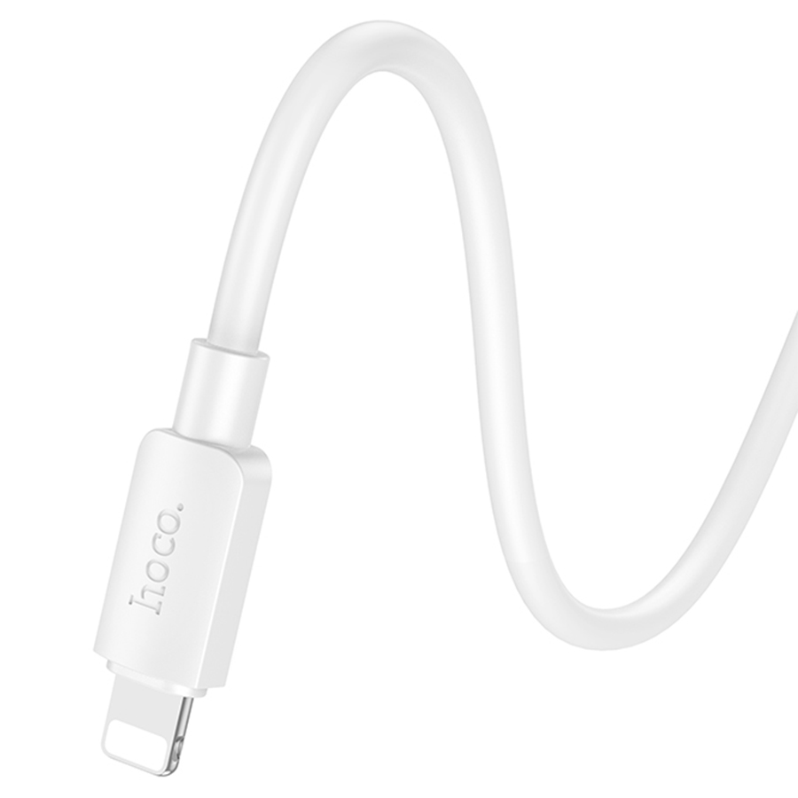 Кабель USB HOCO X96 Hyper USB - Lightning, 2.4А, 1 м, белый фото