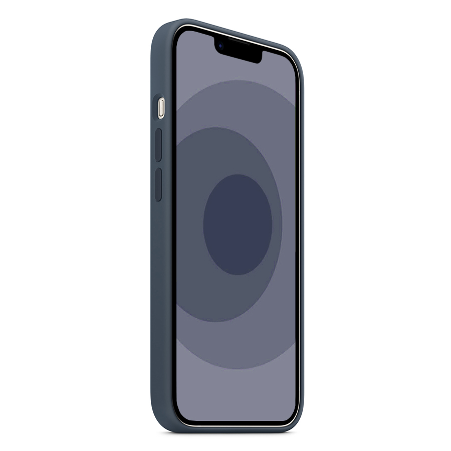 Чехол Silicone Case with MagSafe и Анимация цвета для iPhone 14 Pro Max 6.7", темно-синий (7) фото