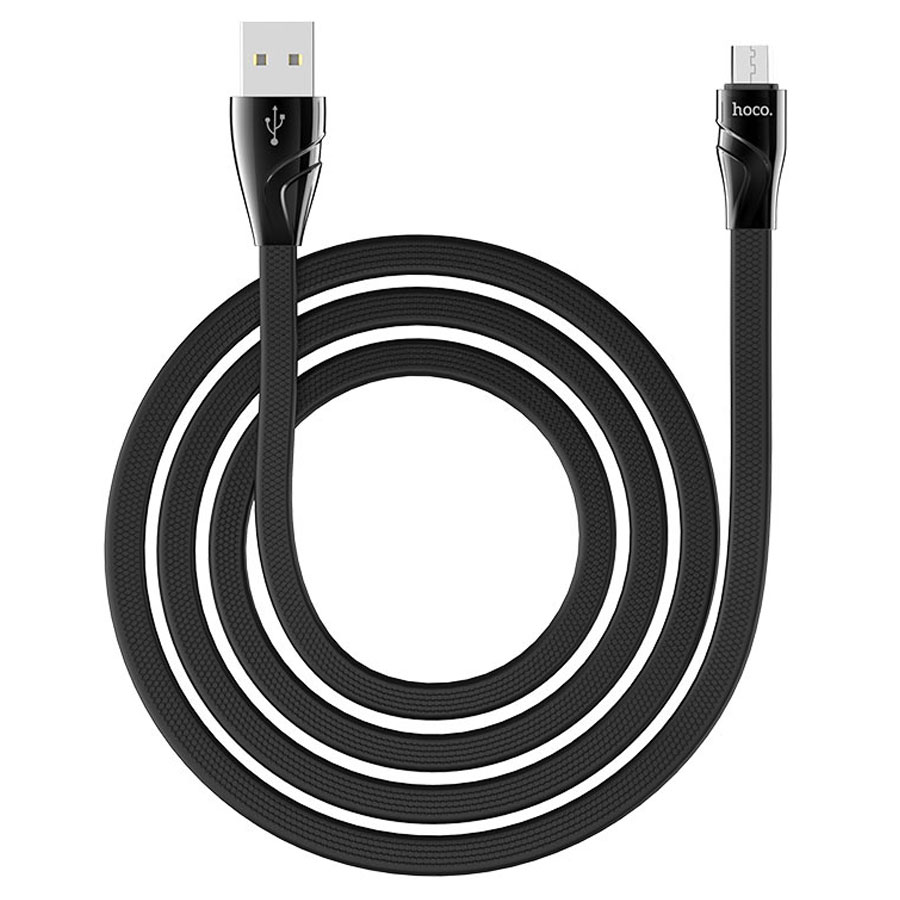 Кабель USB HOCO U57 Twisting USB - MicroUSB, 2.4А, 1.2 м, черный оптом недорого с доставкой Кабель USB HOCO U57 Twisting USB - MicroUSB, 2.4А, 1.2 м, черный фото