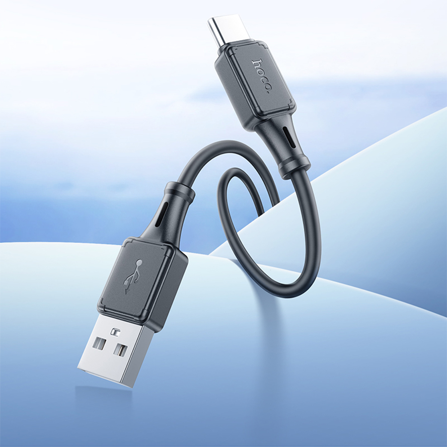 Кабель USB HOCO X101 Assistant USB - Type-C, 3A, 1 м, черный оптом недорого с доставкой Кабель USB HOCO X101 Assistant USB - Type-C, 3A, 1 м, черный фото