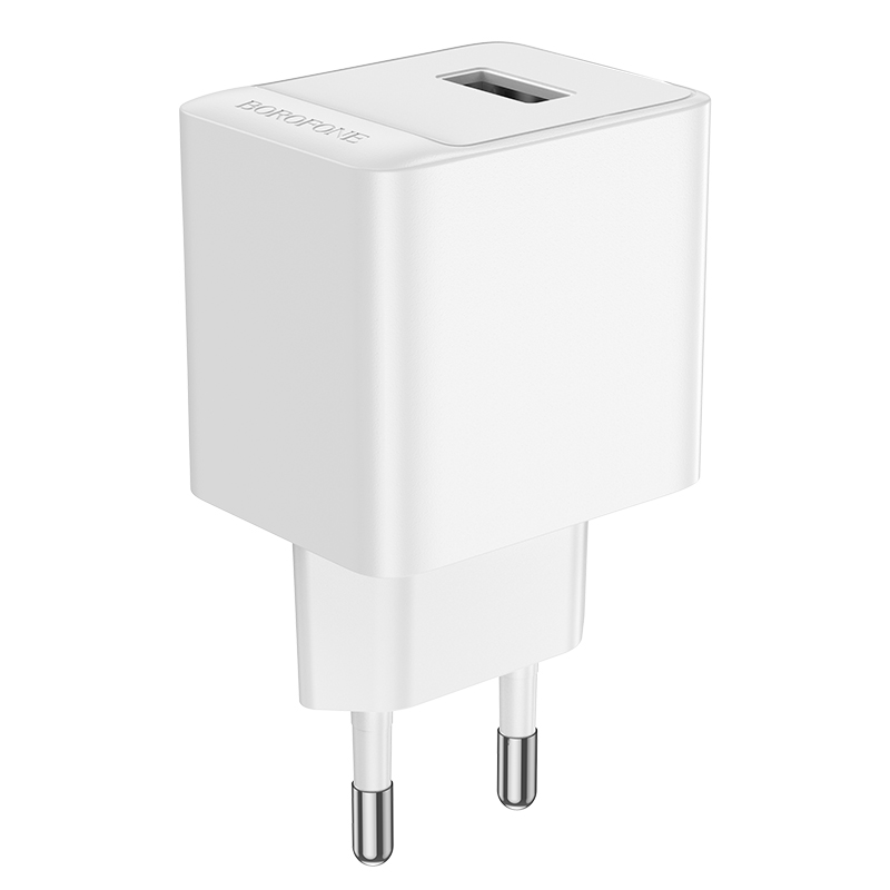 Сетевое зарядное устройство BOROFONE BAS11A Erudite 1xUSB, 2.1A, белый фото