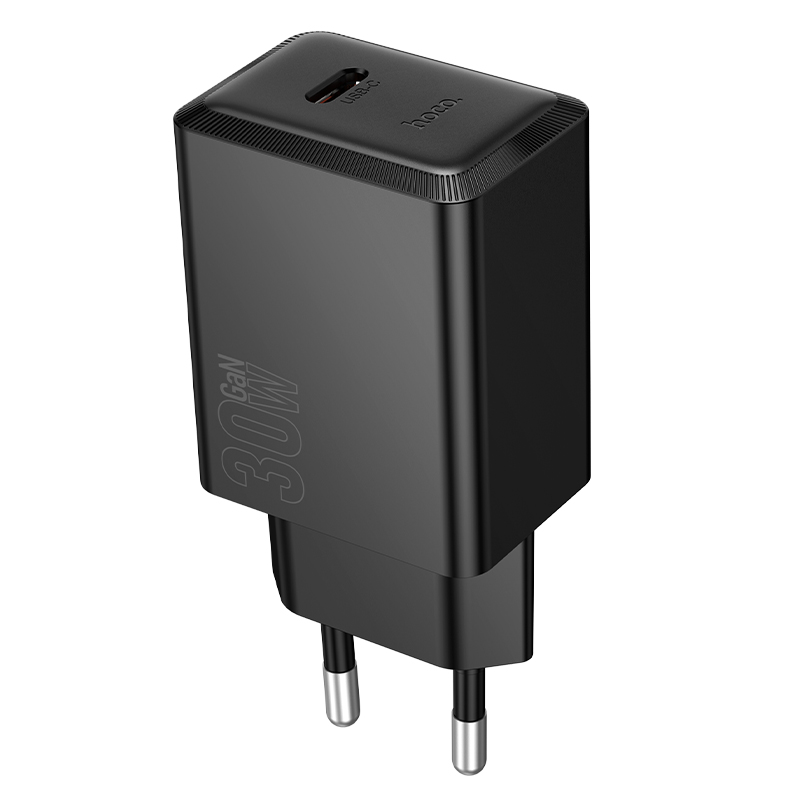 Сетевое зарядное устройство HOCO N70 Nuevo 1xUSB-C, 30W, черный фото