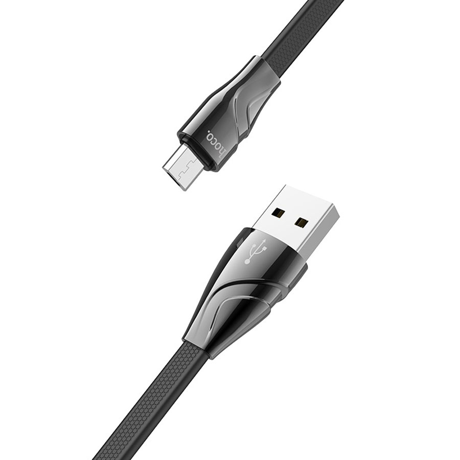 Кабель USB HOCO U57 Twisting USB - MicroUSB, 2.4А, 1.2 м, черный оптом недорого с доставкой Кабель USB HOCO U57 Twisting USB - MicroUSB, 2.4А, 1.2 м, черный фото