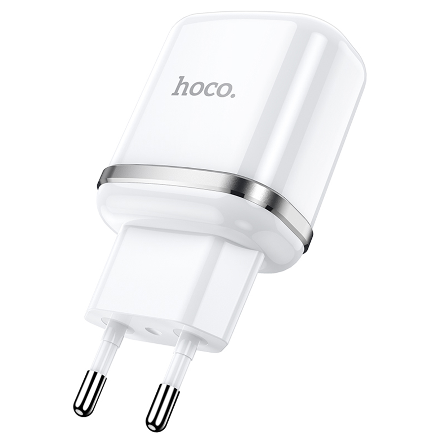 Сетевое зарядное устройство HOCO N4 Aspiring 2xUSB, 2.4A, 10.8W, белый фото