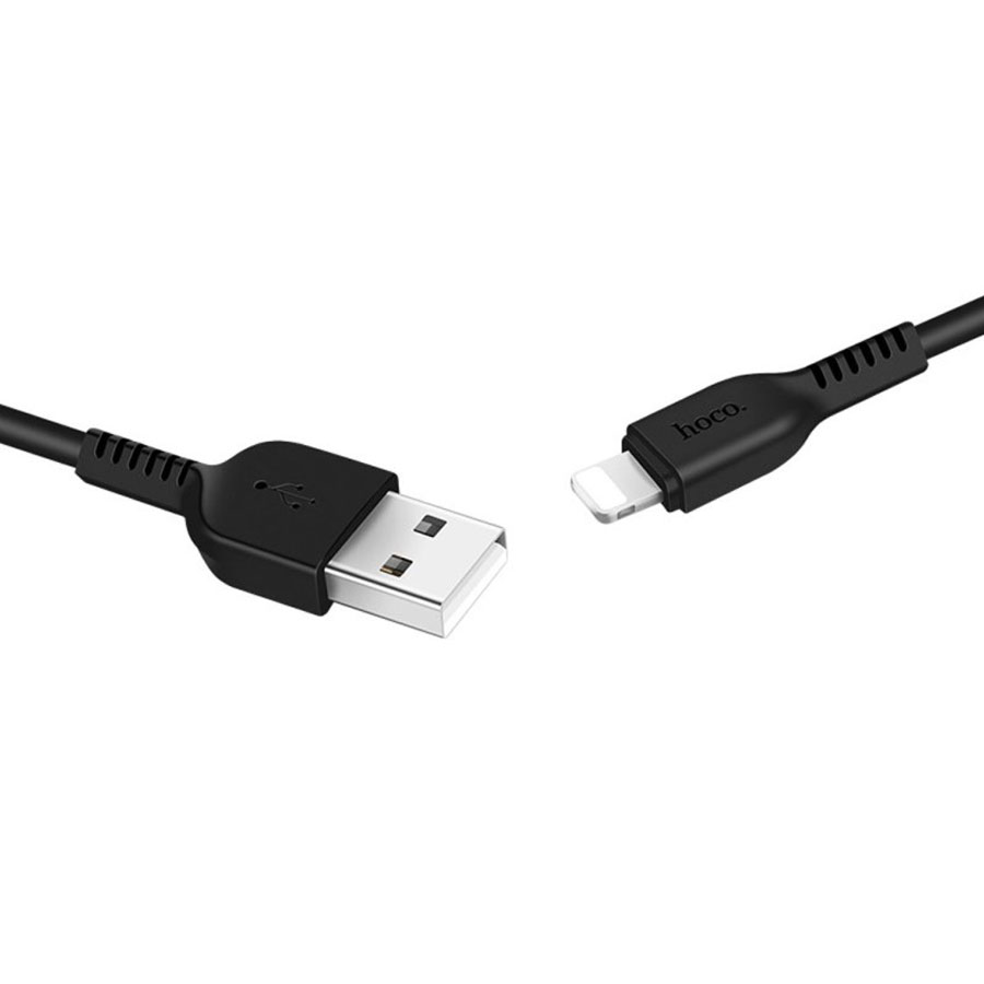 Кабель USB HOCO X20 Flash USB - Lightning, 2.4А, 2 м, черный фото