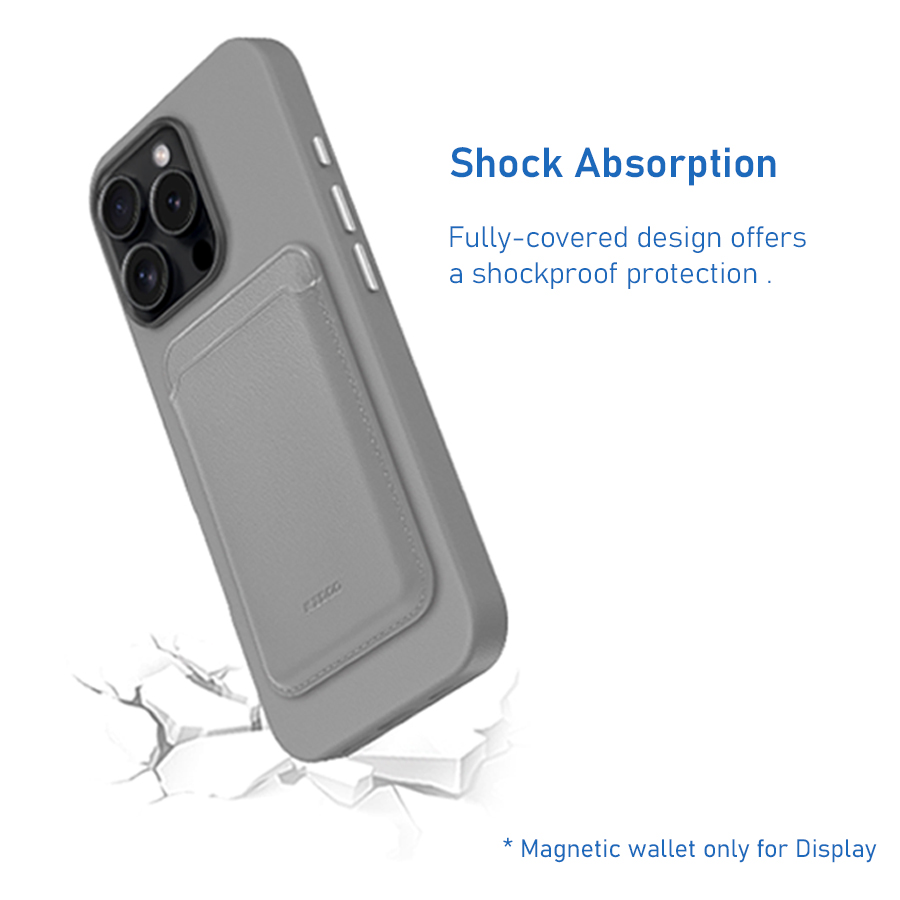 Чехол Leather Case with MagSafe KZDOO Mag Noble Collection для iPhone 16 Pro Max (6.9"), желтый (4) фото