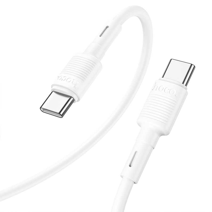 Кабель USB-C HOCO X83 Victory Type-C - Type-C, 60W, 1 м, белый оптом недорого с доставкой Кабель USB-C HOCO X83 Victory Type-C - Type-C, 60W, 1 м, белый фото