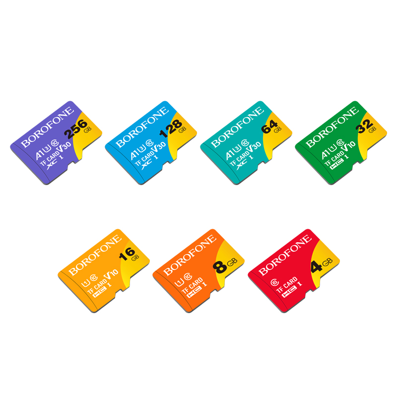 Карта памяти microSD BOROFONE TF high speed, 128GB фото