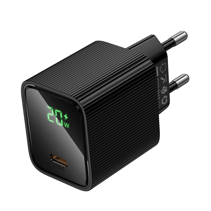 Сетевое зарядное устройство HOCO CS82A Excellent 1xUSB-C, 20W, черный фото