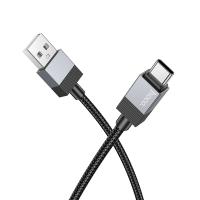 Кабель USB HOCO X110 Honorific USB - Type-C, 3A, 1 м, черный фото