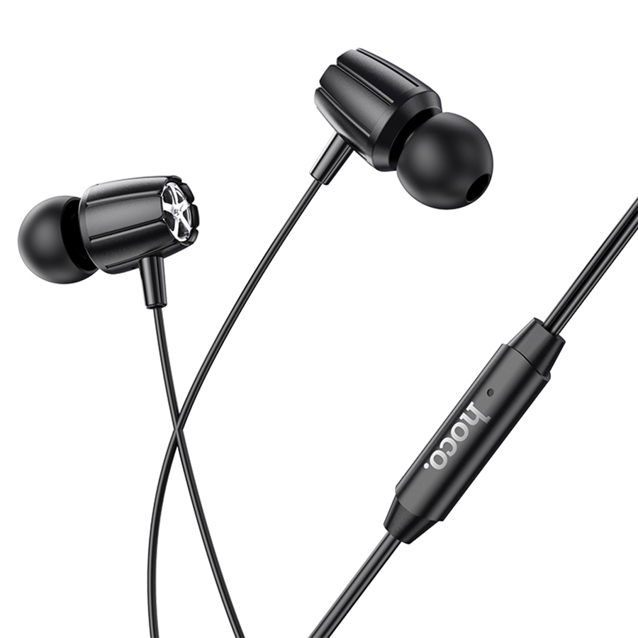 Проводные наушники HOCO M88 Graceful, Jack 3.5mm, 1.2 м, черный фото