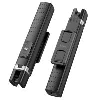 Селфи-палка монопод/трипод HOCO K18 Wave, встроенный аккумулятор, 57-90мм, черный фото