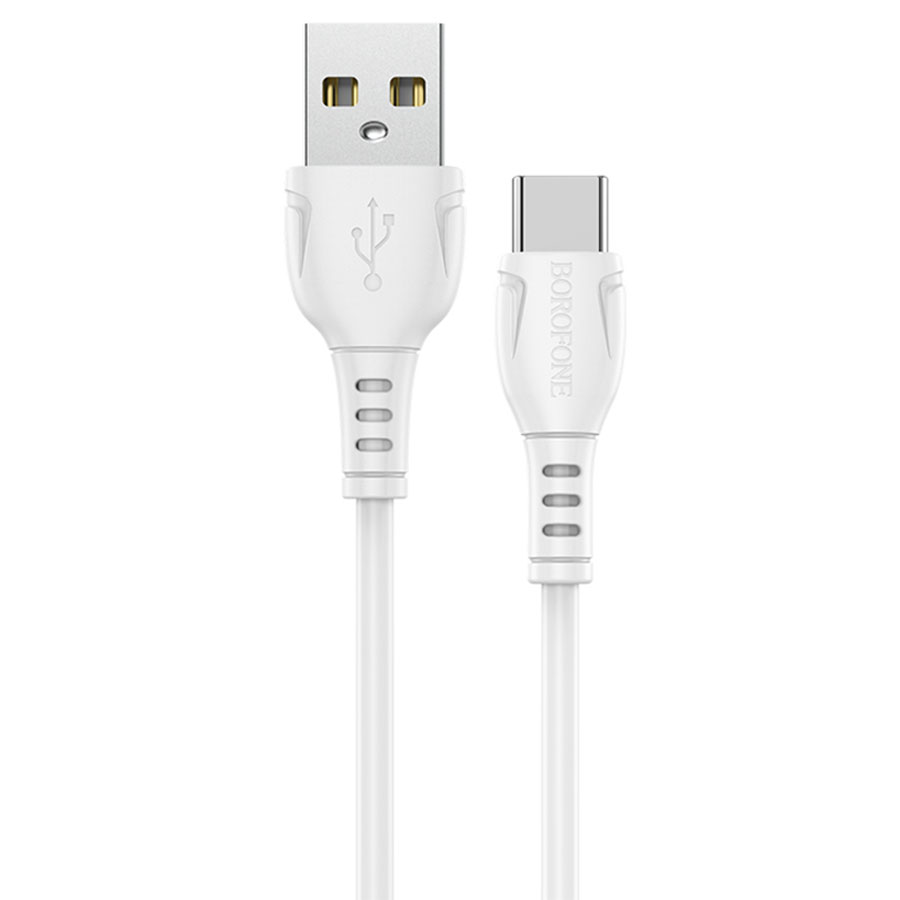 Кабель USB BOROFONE BX51 Triumph USB - Type-C, 3A, 1 м, белый оптом недорого с доставкой Кабель USB BOROFONE BX51 Triumph USB - Type-C, 3A, 1 м, белый фото