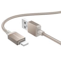 Кабель USB BOROFONE BX120 Placer USB - Lightning, 2.4А, 1 м, золотой фото