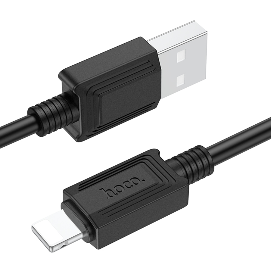 Кабель USB HOCO X73 USB - Lightning, 2.4А, 1 м, черный фото