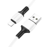 Кабель USB BOROFONE BX84 Rise USB - Lightning, 2.4А, 1 м, белый фото