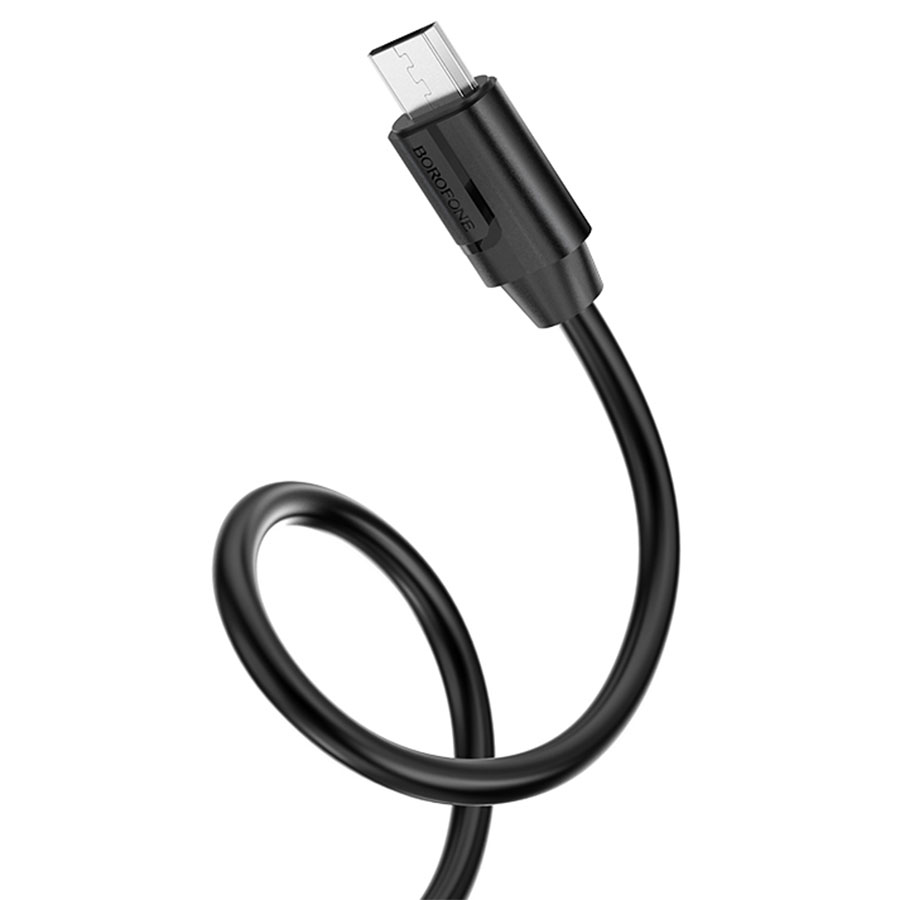 Кабель USB BOROFONE BX55 Harmony USB - MicroUSB, 2.4А, 1 м, черный оптом недорого с доставкой Кабель USB BOROFONE BX55 Harmony USB - MicroUSB, 2.4А, 1 м, черный фото
