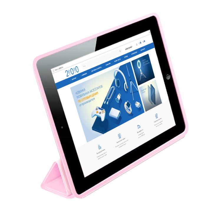 Чехол Smart Case для iPad Mini 6, светло-розовый (14) фото