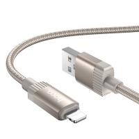 Кабель USB HOCO X117 Star USB - Lightning, 2.4А, 1 м, золотой фото