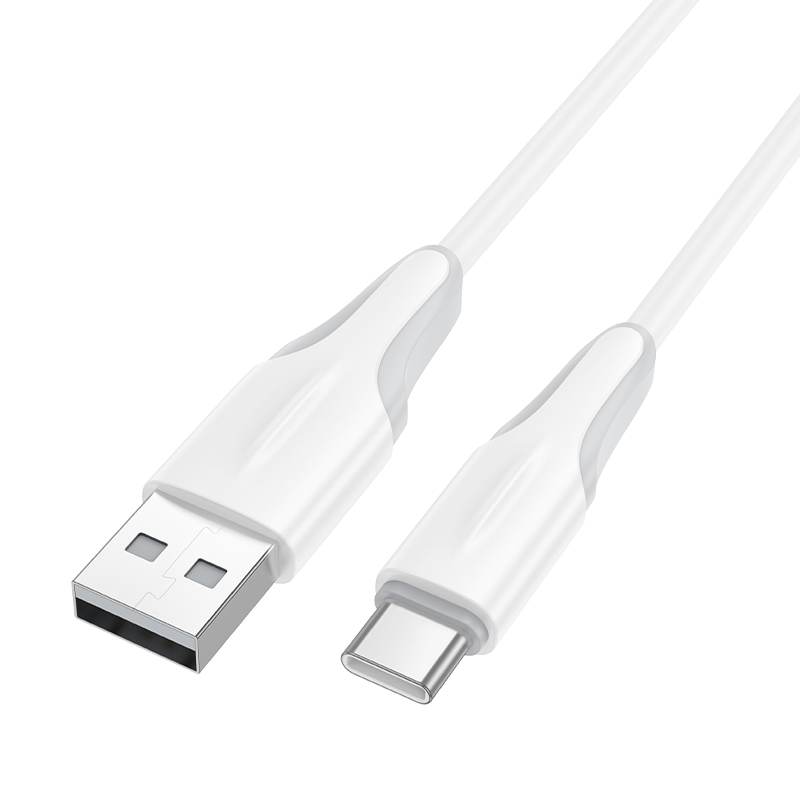 Кабель USB BOROFONE BX119 New USB - Type-C, 3A, 1 м, белый фото