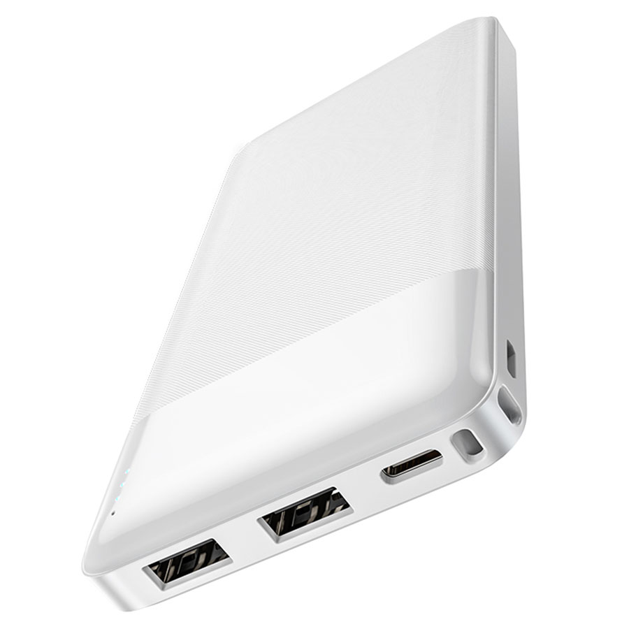 Портативный аккумулятор HOCO J72 Easy, 10000 мА⋅ч, белый фото