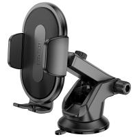Автомобильный держатель BOROFONE BH134 Rio, зажимной, на приборную панель, черный фото