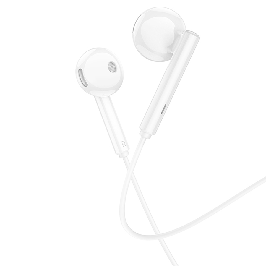Проводные наушники BOROFONE BM82 Art music, Jack 3.5mm, 1.2 м, белый фото