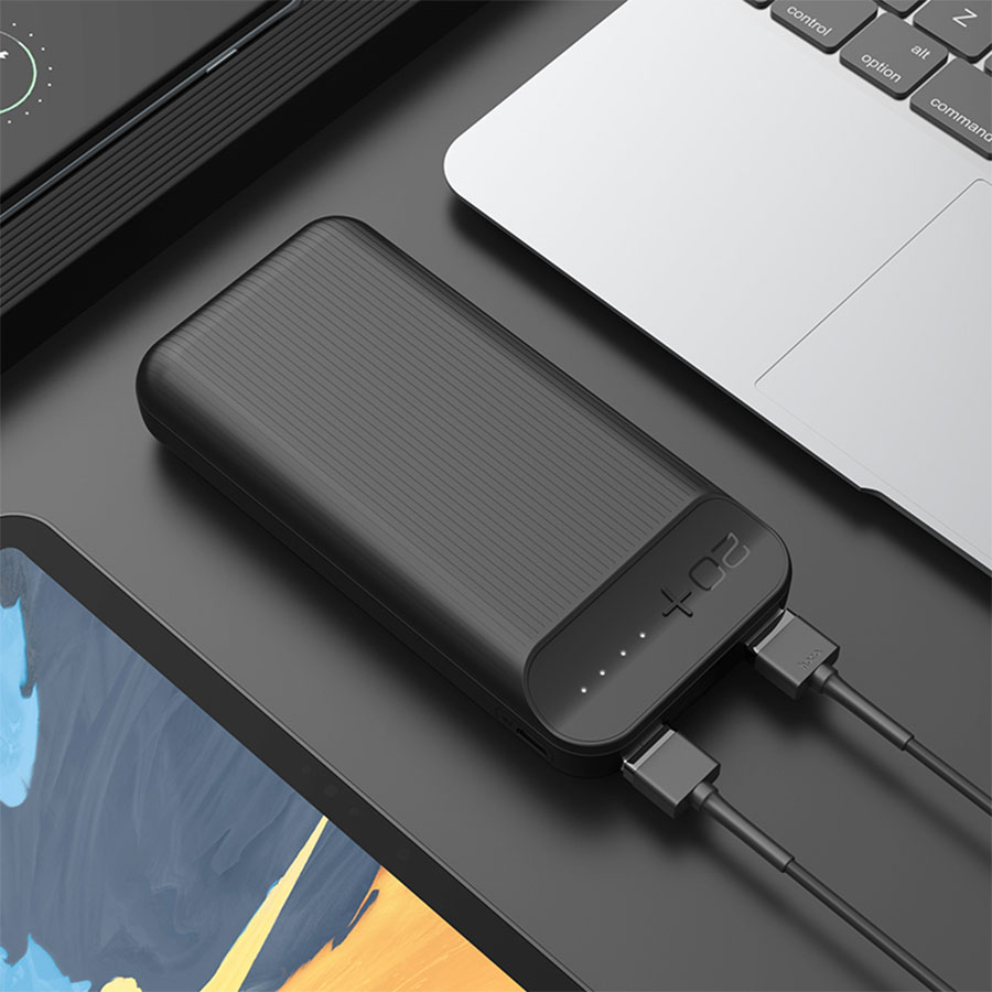 Портативный аккумулятор HOCO J52A New joy, 20000 мА⋅ч, черный фото