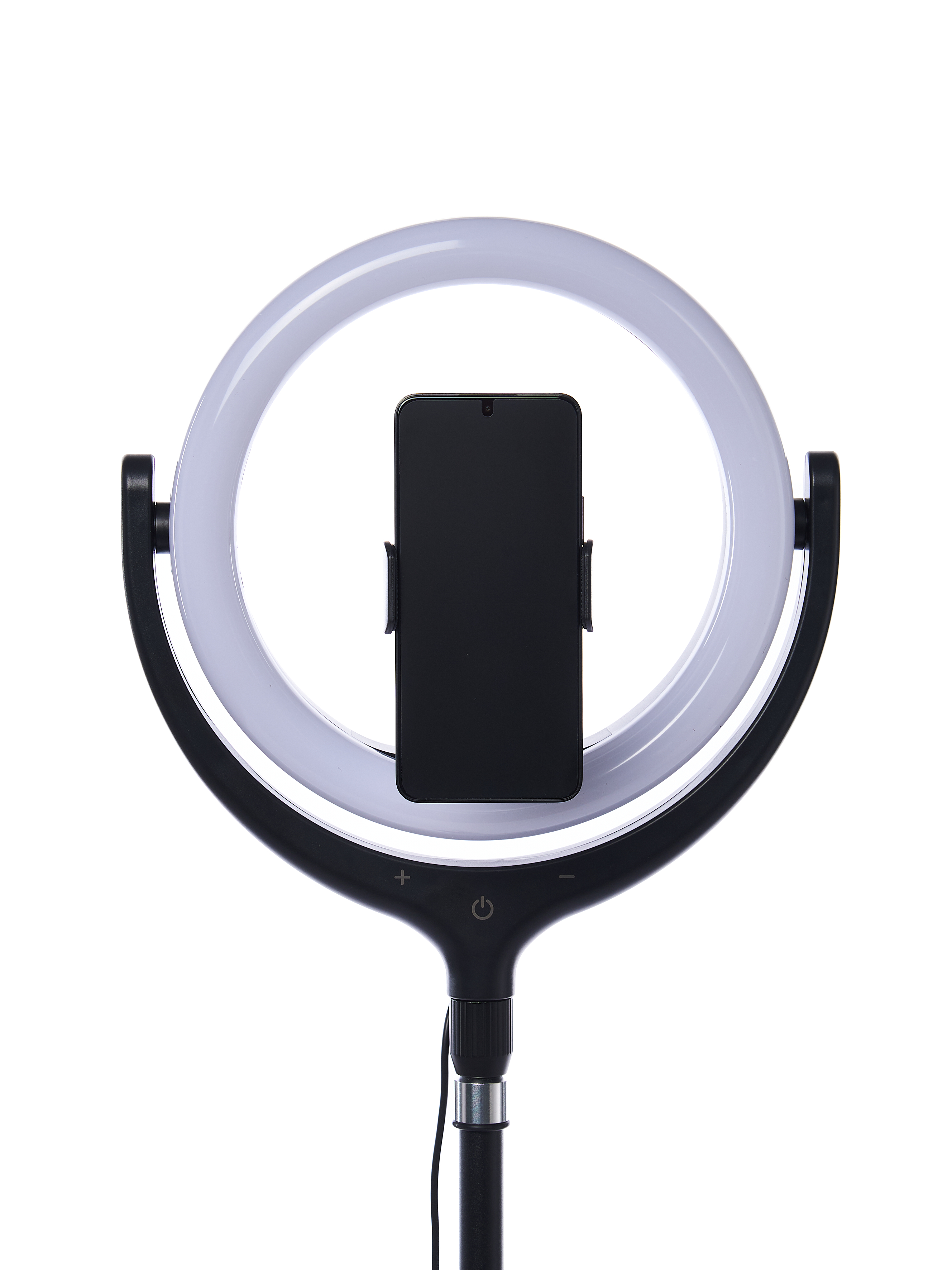 Кольцо-лампа для селфи JMARY F-539B, USB, черный фото
