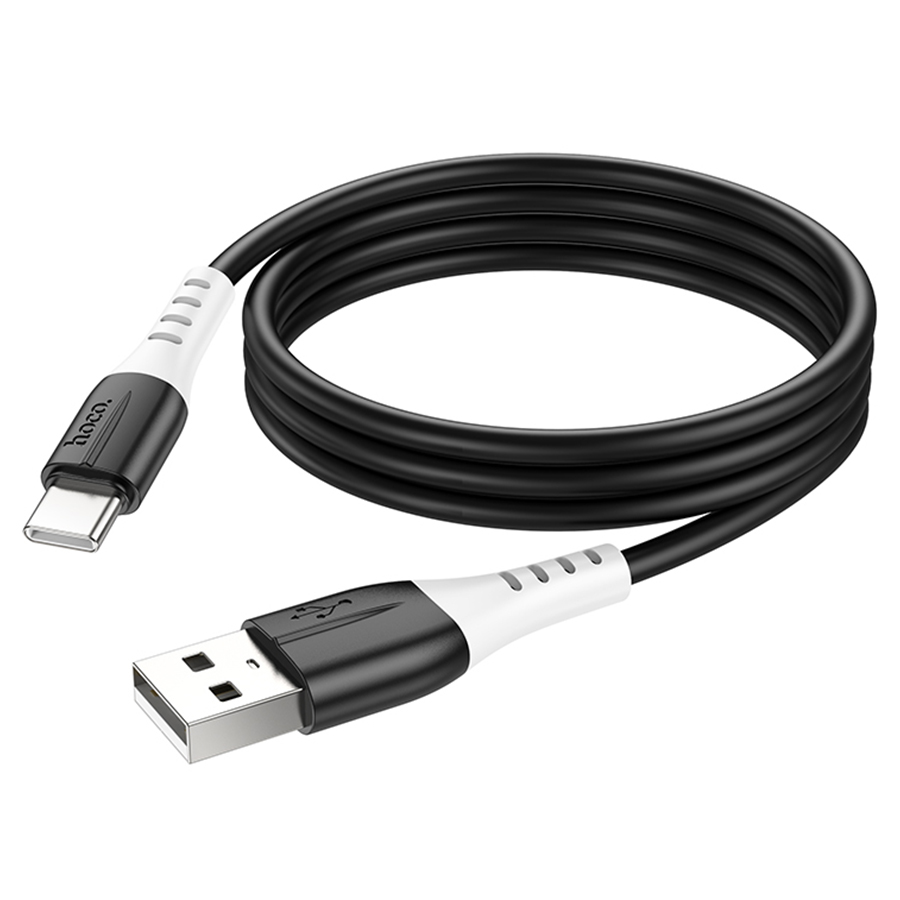 Кабель USB HOCO X82 Silicone USB - Type-C, 3A, 1 м, черный фото